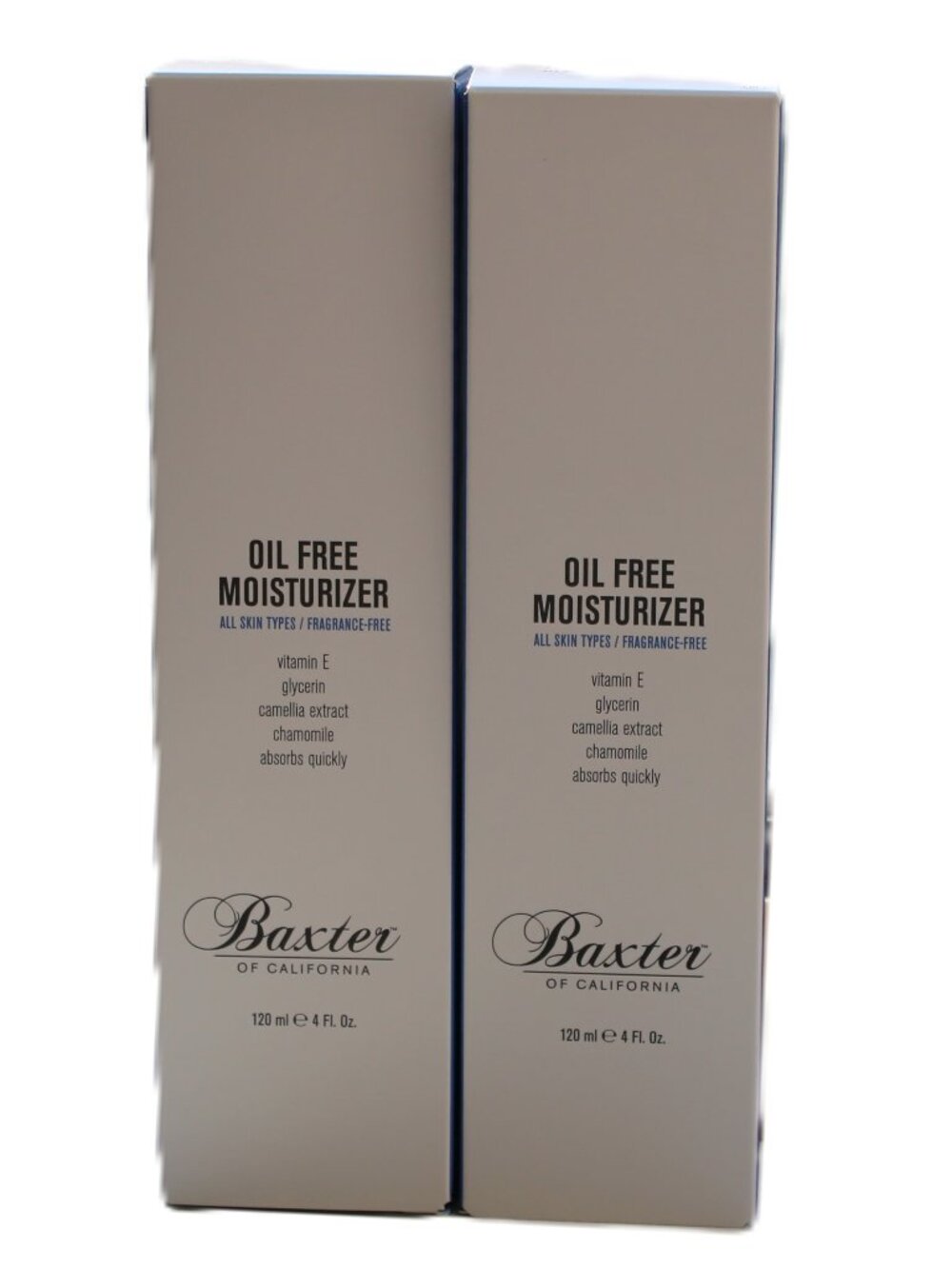 Baxter of California Oil Free Moisturizer 4oz  (lot of 2)